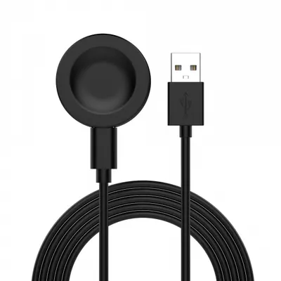 Incarcator Wireless Techsuit THC2 pentru Honor Watch / Huawei Watch Series, USB-A, Negru