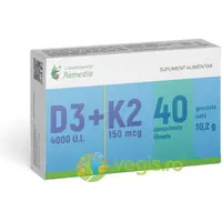 Vitamina D3 4000U.I + K2 150mcg 40cpr
