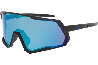 Okulary przeciwsłoneczne GOG Tove - matt black/reflex white/blue