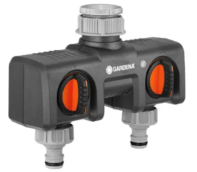 Adaptor pentru robinet cu două căi Gardena - 3/4'' - 1''