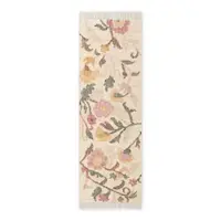 Covor tip traversă crem țesut manual din iută 80x200 cm Roya Violette – Elle Decoration