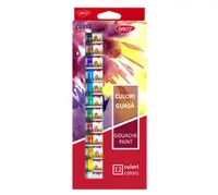 Guasa 12culori, 12ml, Daco