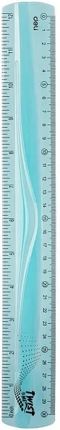 Rigla de desen Deli Twist Me Flexible - EH21, 30 cm, sortiment