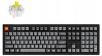 Tastatură mecanică Keychron - K10 Max, wireless, Keychron Super Brown, RGB, neagră
