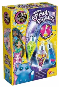 Set creativ Lisciani Giochi Moon Academy - Medalioane cu sclipici DIY