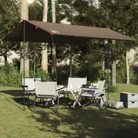 Gossi prelata de camping, maro, 366x306 cm, impermeabila