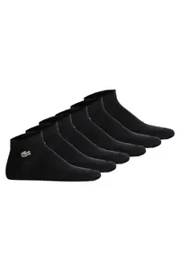 Set de sosete unisex pana la glezna - cu logo - 6 perechi - Negru