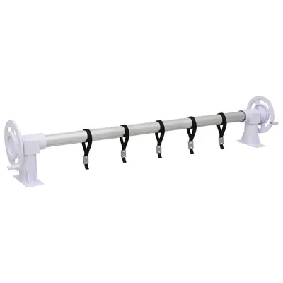 Gossi derulator de prelata pentru piscina cu baza din plastic