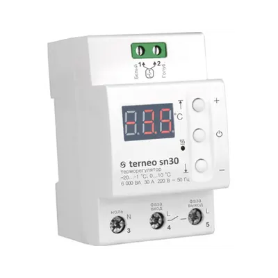 Termostat Terneo SN30 pentru degivrare numai cu senzor de temperatura
