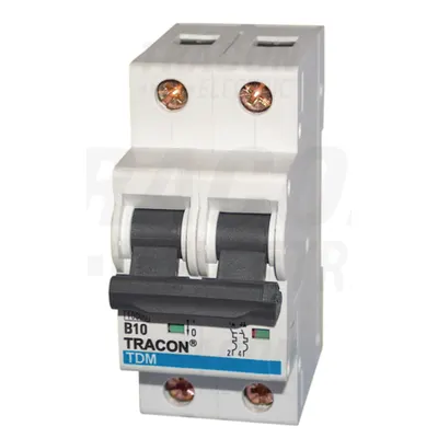 Siguranta automata, 2 poli, curba caracteristica C TDM-2C-20 20A, 10kA
