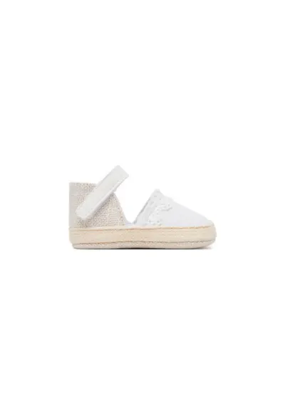 Espadrile fete 9901 - Textil - Alb