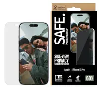 Protector de sticlă PanzerGlass - Safe, iPhone 17 Pro, transparent