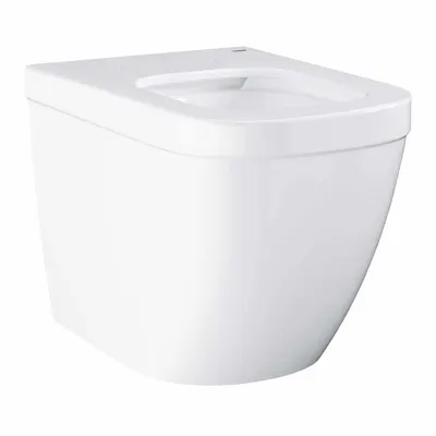 Vas wc stativ rimless, back to wall, Grohe Euro Ceramic Triple Vortex