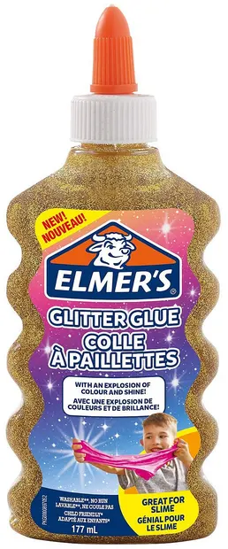 Lipici stralucitor Elmer's Glitter Glue - 177 ml, auriu