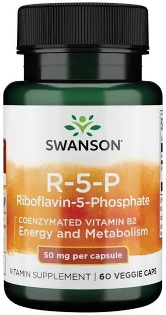 R-5-P Riboflavin-5-Phosphate, 50 mg, 60 capsule, Swanson