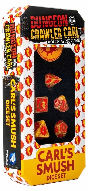 Set de zaruri Renegade Game Studios - Dungeon Crawler Carl RPG: Smush Dice Set (8 buc .)