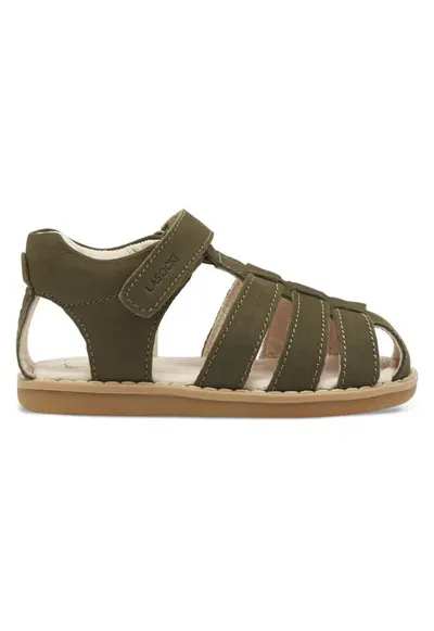 Pantofi copii - 590558847669621 - Piele naturala/Piele nabuc - Kaki