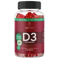 Vitamina D3 ursuleti gumati vegani, 60 jeleuri, Vitayummy