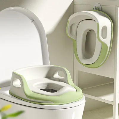 Reductor toaleta Bebe Royal Soft Verde anti-alunecare, reglabil