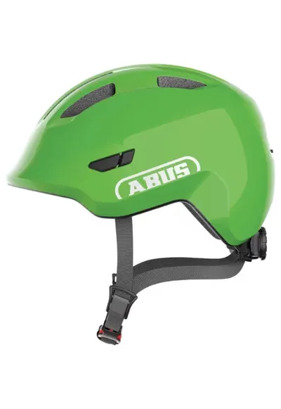 Casca pentru copii - Smiley 3.0 - verde lucios - S (45-50 cm) - multe caracteristici de siguranță