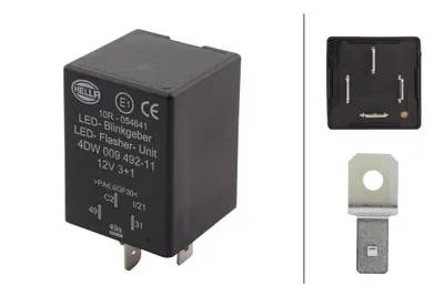 Modul semnalizare (12V; numar pini: 4; (3+1)x21W, 8x21W; temepratura de exploatare pana la: 85 C) potrivit CASE; CLAAS; IVECO; MERCEDES