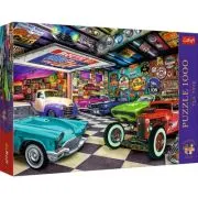 Puzzle Trefl 1000 Premium Plus Tea Time Garajul Colectionarului de Masini