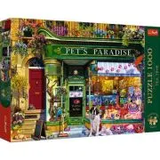Puzzle Trefl 1000 Premium Plus Tea Time Paradisul Animalelor