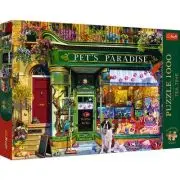 Puzzle Trefl 1000 Premium Plus Tea Time Paradisul Animalelor