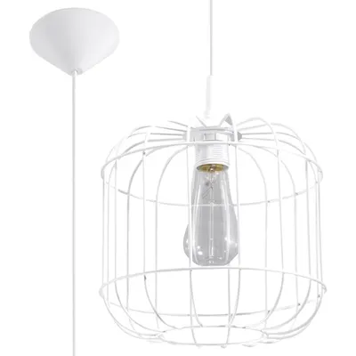 Lampa suspendata CELTA alb