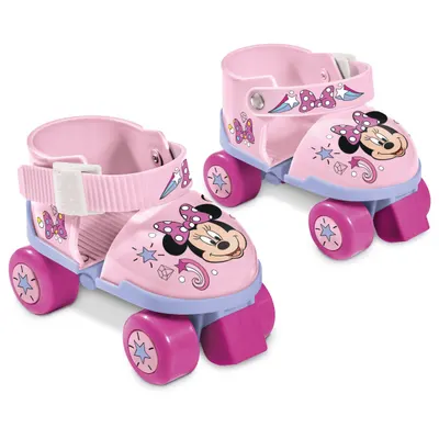 Set patine cu rotile si protectii, marime 22-29, Disney Minnie Mouse