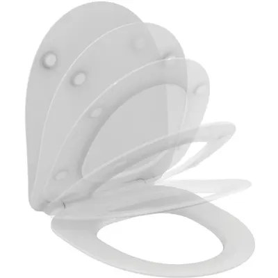 Capac vas WC, soft close, usor de detasat, Ideal Standard i.life A