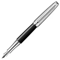 Stilou Caran d'Ache Leman - Bicolor BlackSilver, F