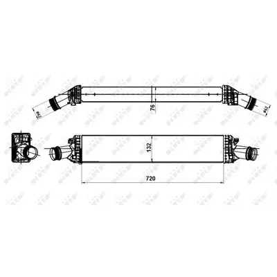 Intercooler, compresor NRF 30189