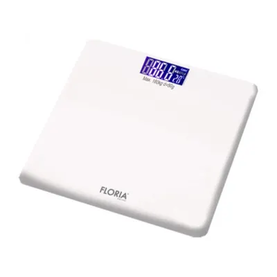 Cantar Electronic Persoane, Alb, Capacitate Maxima 180 kg, Sticla