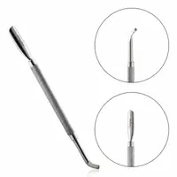 Instrument Profesional NAILSUP MC707 cu Două Capete din Inox, 14 cm pentru Manichiură și Pedichiură