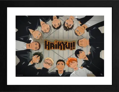 Afiș înrămat GB eye Animation: Haikyu!! - Karasuno Fight