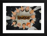 Afiș înrămat GB eye Animation: Haikyu!! - Karasuno Fight