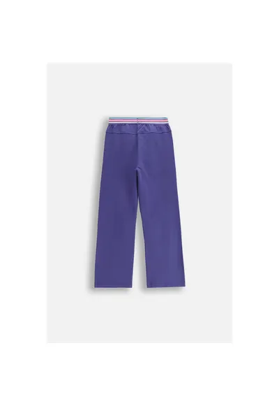 Pantaloni sport drepti cu talie elastica