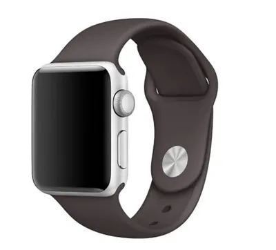Curea Sport pentru Apple Watch, Silicon, Maro - 38/40/41 mm , Medie Engros
