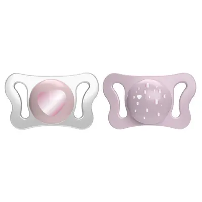 Set suzete din silicon PhisioForma Micro 0-2 luni, 2 bucati, Chicco