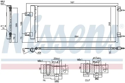Radiator aer conditionat AC (cu uscator, aluminiu) potrivit OPEL ASTRA K 1.0-1.6D 06.15