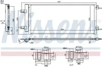 Radiator aer conditionat AC (cu uscator, aluminiu) potrivit OPEL ASTRA K 1.0-1.6D 06.15-