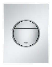 Placa de actionare Grohe, Nova Cosmopolitan WC wall plate S, dubla actionare, 130 x 172 mm, verticala, pt rezervoare Rapid SL si GD 2, crom lucios