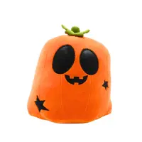 Pluș decorativ pentru Halloween, model dovleac, 18 cm