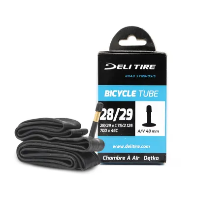 Cameră de aer 28/29X1.75/2.125 AV 48MM BOX DELI
