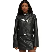 Geaca femei Puma Futurepumaarchive Pleather Racer Jacket 63217001