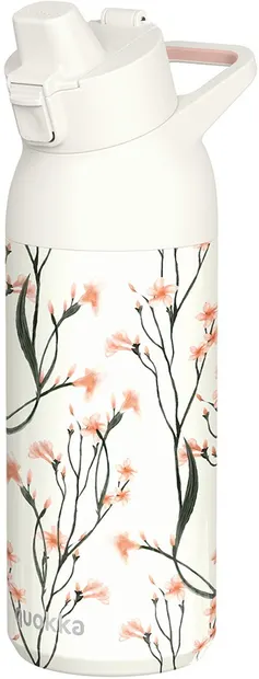 Sticlă termos Quokka Tide - Wild Flowers, 700 ml