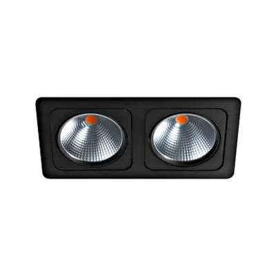 Vascello G2 swivelling 2 x 19W 2700K black IP20