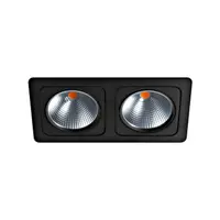 Vascello G2 swivelling 2 x 19W 2700K black IP20
