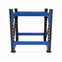 Masa de lucru industriala L1000 x D600 x H1000-1000kg/NIVEL -GRAY &amp; BLUE - fara placaj